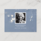 Visite Carte de prière de service commémoratif de funérai (Devant)