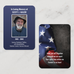 Visite Carte de prière drapeau bleu ombré photo