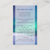 Visite Carte de prière funéraire Aurora, carte de prière  (Dos)