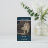 Visite Carte de prière funéraire avec une option photo (Debout devant)