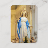 Visite Carte de prière funéraire catholique religieuse Vi (Dos)