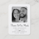 Visite Carte de prière funéraire commémorative double pho (Devant)