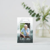 Visite Carte de prière funéraire mémorial de la forêt nat (Debout devant)