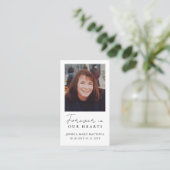 Visite Carte de prière funéraire pour toujours dans nos c (Debout devant)