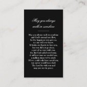 Visite Carte de prière funéraire pour toujours dans nos c (Dos)