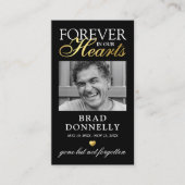 Visite Carte de prière funéraire pour toujours dans nos c (Devant)