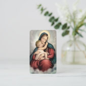 Visite Carte de prière Marie Mère de Dieu (Debout devant)