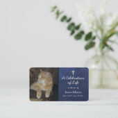 Visite Carte de prière Memorial avec une option photo (Debout devant)