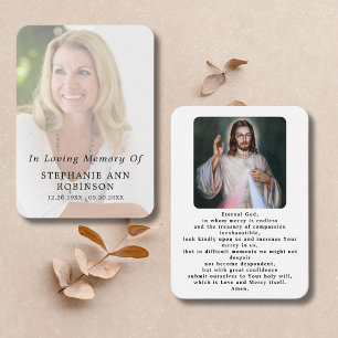 Visite Carte de prière mémorielle catholique de la Miséri
