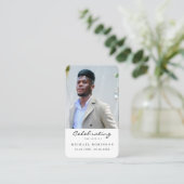 Visite Carte de prière mémorielle photo de célébration de (Debout devant)