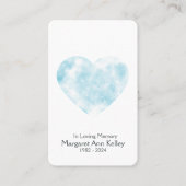 Visite Carte de prière photo chrétienne Cloud (Devant)