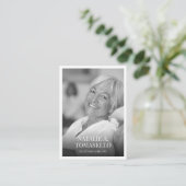 Visite Carte de prière photo commémorative des funéraille (Debout devant)