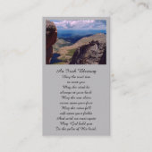 Visite Carte de prière photo commémorative Sympathy (Devant)