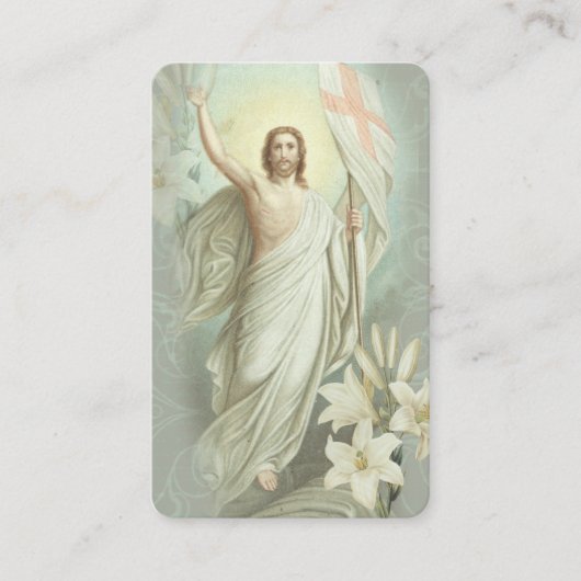 Visite Carte de prière religieuse de Pâques (Devant)