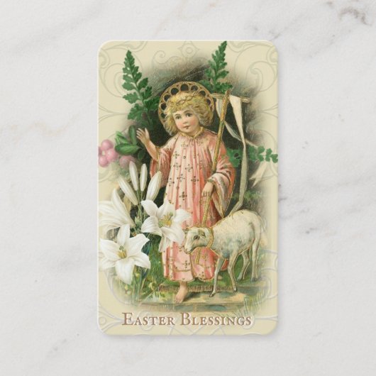 Visite Carte de prière religieuse de Pâques (Devant)