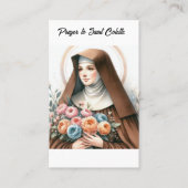 Visite Carte de prière Sainte Colette (Devant)