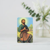 Visite Carte de prière St. Isidore (Debout devant)