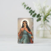 Visite Carte de prière St Philomena Patron St Children (Debout devant)