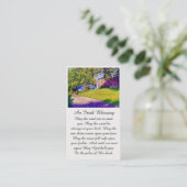 Visite Carte de prière Sympathy Funeral Serenity (Debout devant)