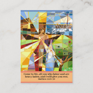 Visite Carte de prière Viens à Jésus