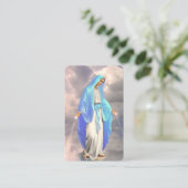 Visite Carte de prière Virgin Mary Memorare (Debout devant)