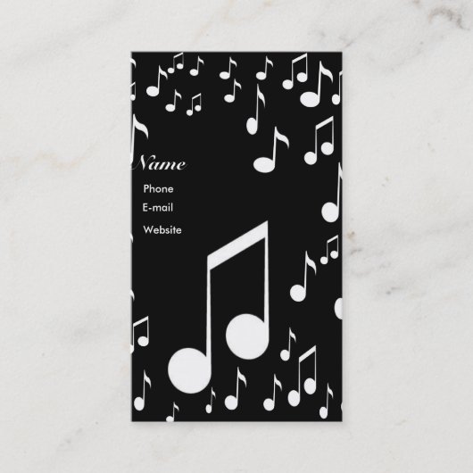 Visite Carte de profil (Devant)