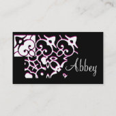 Visite Carte de profil Abbey III (Dos)