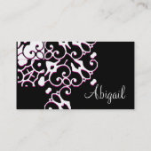 Visite Carte de profil Abigail III (Dos)