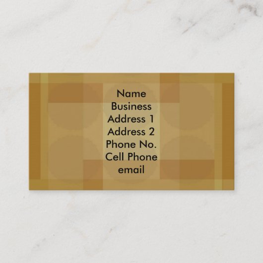 Visite Carte de profil Abstraite (Devant)
