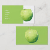 Visite Carte de profil Apple verte (Devant / Derrière)