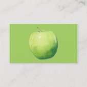 Visite Carte de profil Apple verte (Dos)