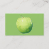 Visite Carte de profil Apple verte (Dos)