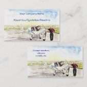 Visite Carte de profil "après vol" (Devant / Derrière)