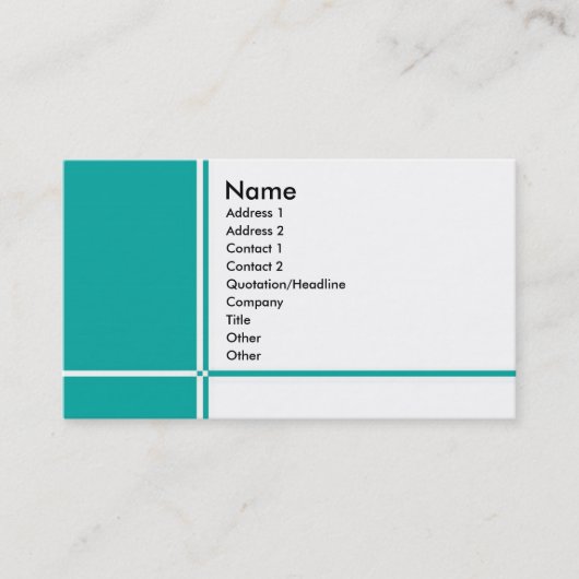 Visite Carte de profil B-Professional (Devant)