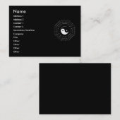 Visite Carte de profil Bagua (Devant / Derrière)