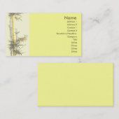Visite Carte de profil Bambou (Devant / Derrière)