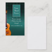 Visite Carte de profil - bande de musique (Devant / Derrière)