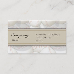 Visite Carte de profil - base-ball