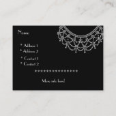 Visite Carte de profil Bijoux d'entreprise (010) (Dos)