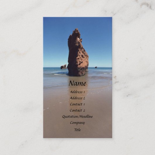 Visite Carte de profil Bird Rock (Devant)