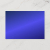 Visite Carte de profil bleue (Dos)