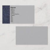 Visite Carte de profil Blue Sandstone (Devant / Derrière)