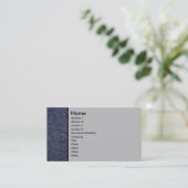 Visite Carte de profil Blue Sandstone (Debout devant)