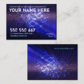 Visite Carte de profil BlueBubbles (Devant / Derrière)