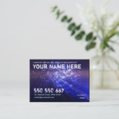 Visite Carte de profil BlueBubbles (Debout devant)