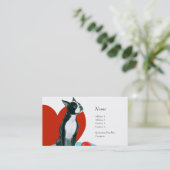 Visite Carte de profil - Boston Terrier (Debout devant)