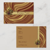 Visite Carte de profil Business Gold Silk (Devant / Derrière)
