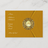 Visite Carte de profil Business Rich Velvet Bijou en mout (Dos)