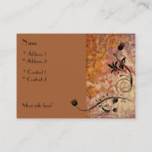 Visite Carte de profil Business Rustic Old Paper (017P006 (Dos)