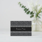 Visite Carte de profil Business Sequin Lace (48-037) (Debout devant)